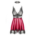 Eve lila kombiné maszkkal