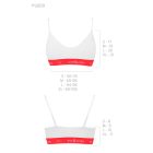 PS009 sportmelltartó fehér-piros