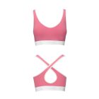PS014 sportmelltartó pink-fehér